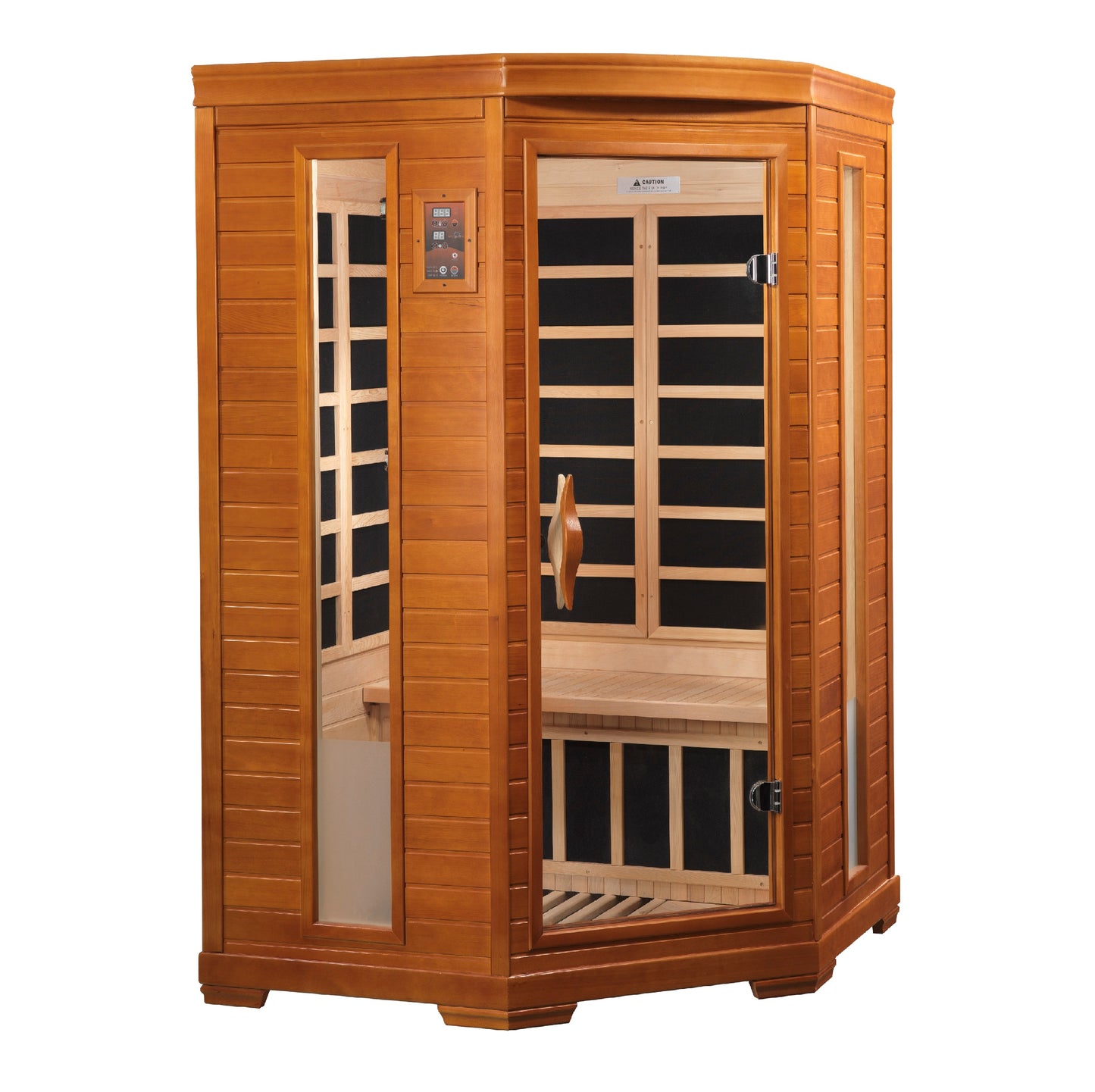 Dynamic "Heming" 2-Person Corner Low EMF FAR Infrared Sauna (DYN-6225-02)