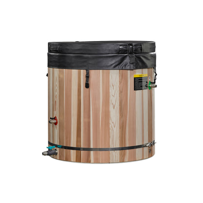 Dynamic Cold Therapy Barrel 304 Stainless Steel Cold Plunge (DCT-B-042-SSPC-34)