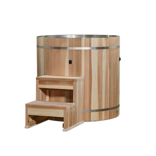 Dynamic Cold Therapy Barrel 304 Stainless Steel Cold Plunge (DCT-B-042-SSPC-34)