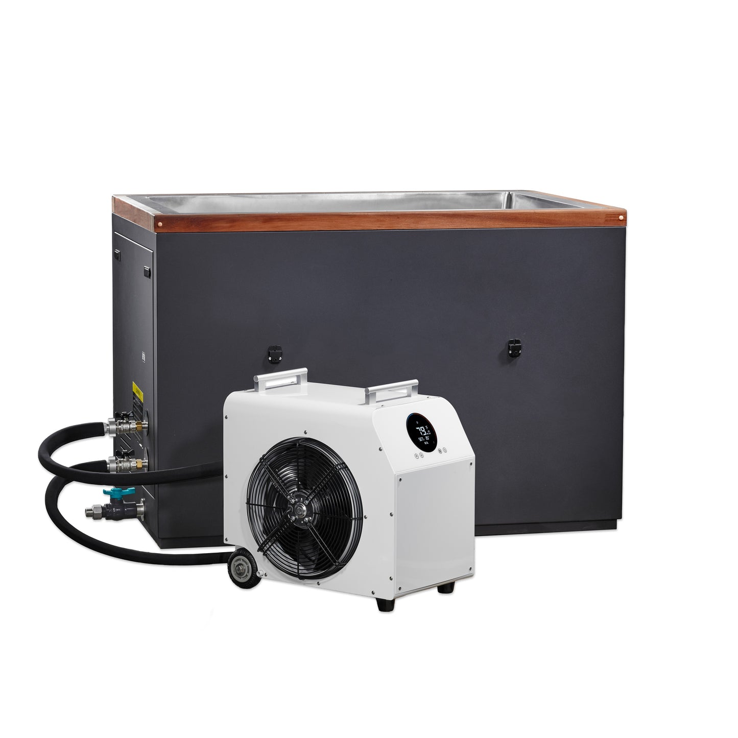 Dynamic Cold Therapy "CUBOID" 304 Stainless Steel Cold Plunge (DCT-S-050-NS-34)