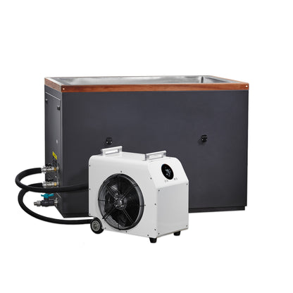 Dynamic Cold Therapy "CUBOID" 304 Stainless Steel Cold Plunge (XL) Chiller (DCT-S-055-NS-34)