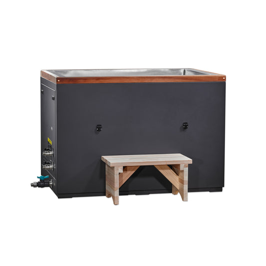 Dynamic Cold Therapy "CUBOID" 304 Stainless Steel Cold Plunge (XL) Chiller (DCT-S-055-NS-34)