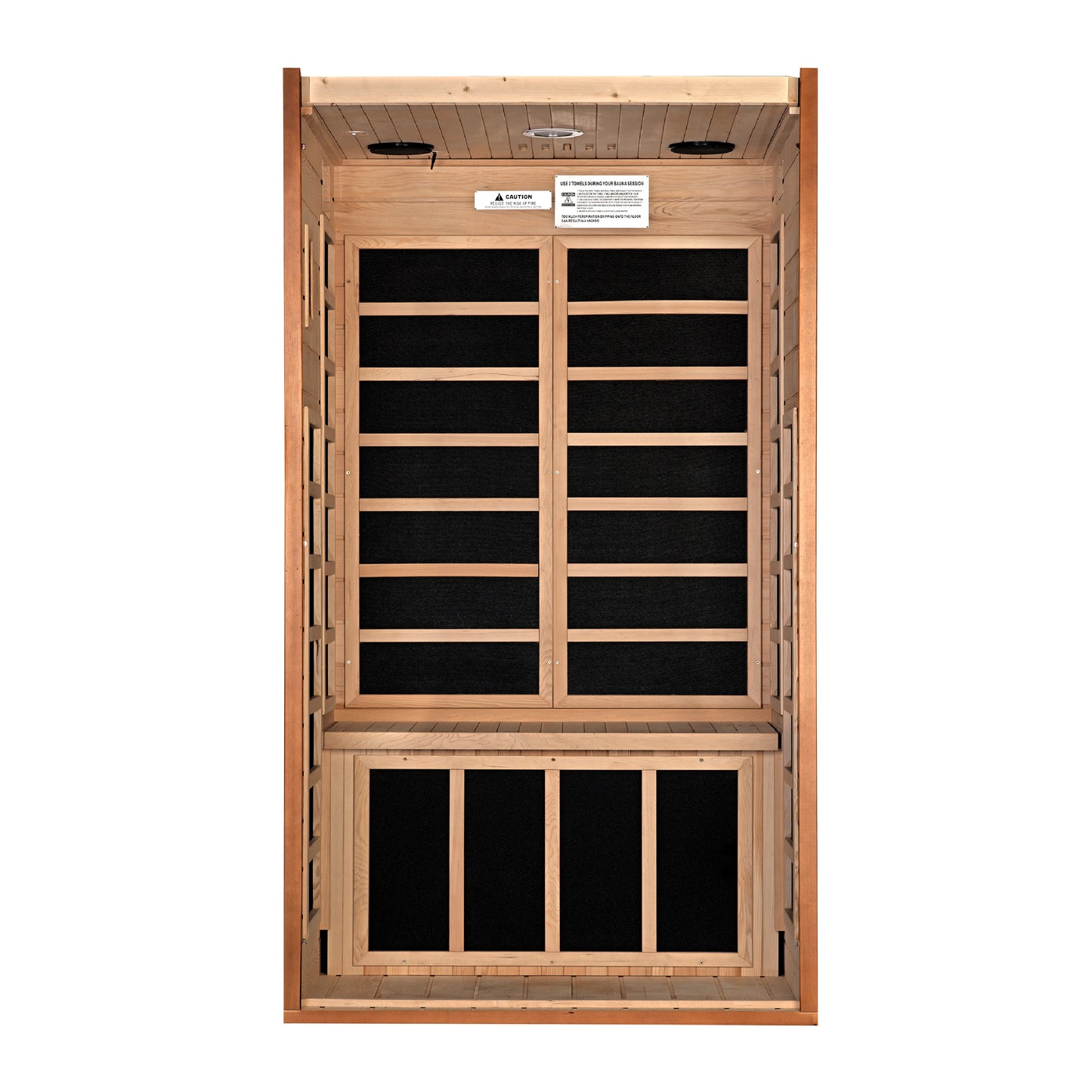 Dynamic "Avila" 1-2-Person Low EMF FAR Infrared Sauna (DYN-6103-01)