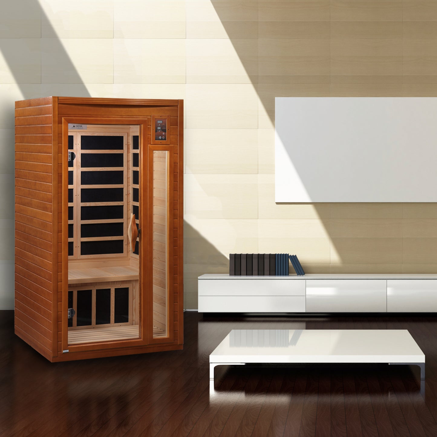 Dynamic "Barcelona" 1-2-Person Low EMF FAR Infrared Sauna (DYN-6106-01)
