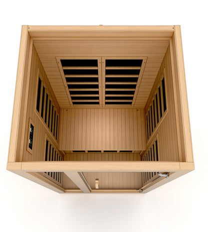 Dynamic "Gracia" Elite 1-2-Person Ultra Low EMF FAR Infrared Sauna (DYN-6119-01 Elite)