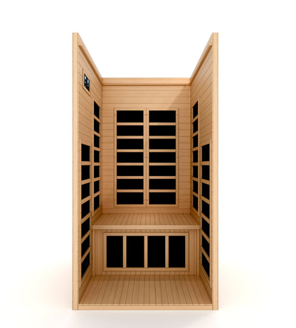 Dynamic "Gracia" Elite 1-2-Person Ultra Low EMF FAR Infrared Sauna (DYN-6119-01 Elite)