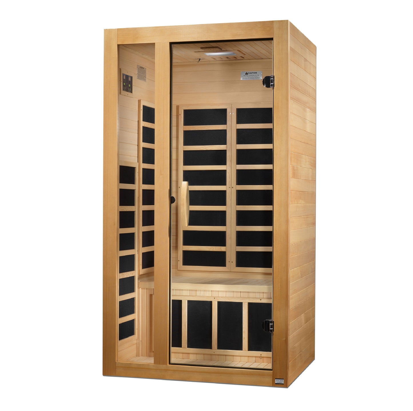 Dynamic "Gracia" Elite 1-2-Person Ultra Low EMF FAR Infrared Sauna (DYN-6119-01 Elite)