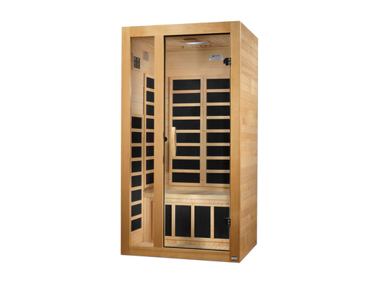 Dynamic "Gracia" 1-2-Person Low EMF FAR Infrared Sauna (DYN-6119-01)