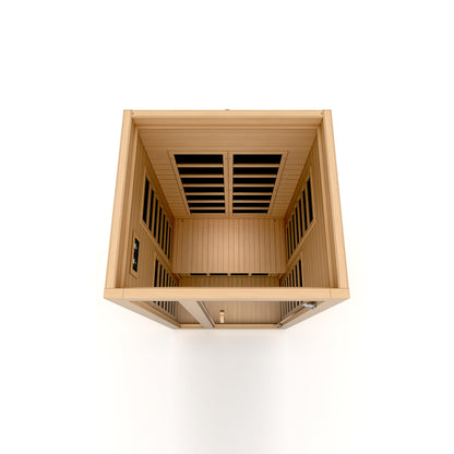 Dynamic "Gracia" 1-2-Person Low EMF FAR Infrared Sauna (DYN-6119-01)