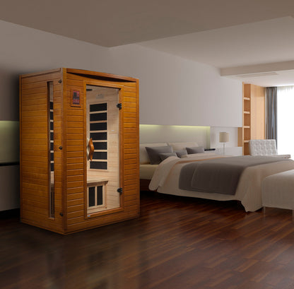 Dynamic "Versailles" 2-Person Low EMF FAR Infrared Sauna  (DYN-6202-03)
