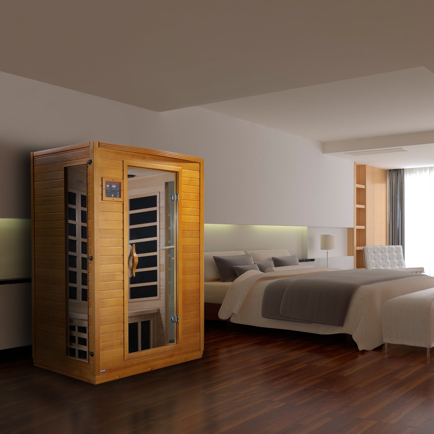 Dynamic "Versailles" Elite 2-Person Ultra Low EMF FAR Infrared Sauna (DYN-6202-03 Elite)