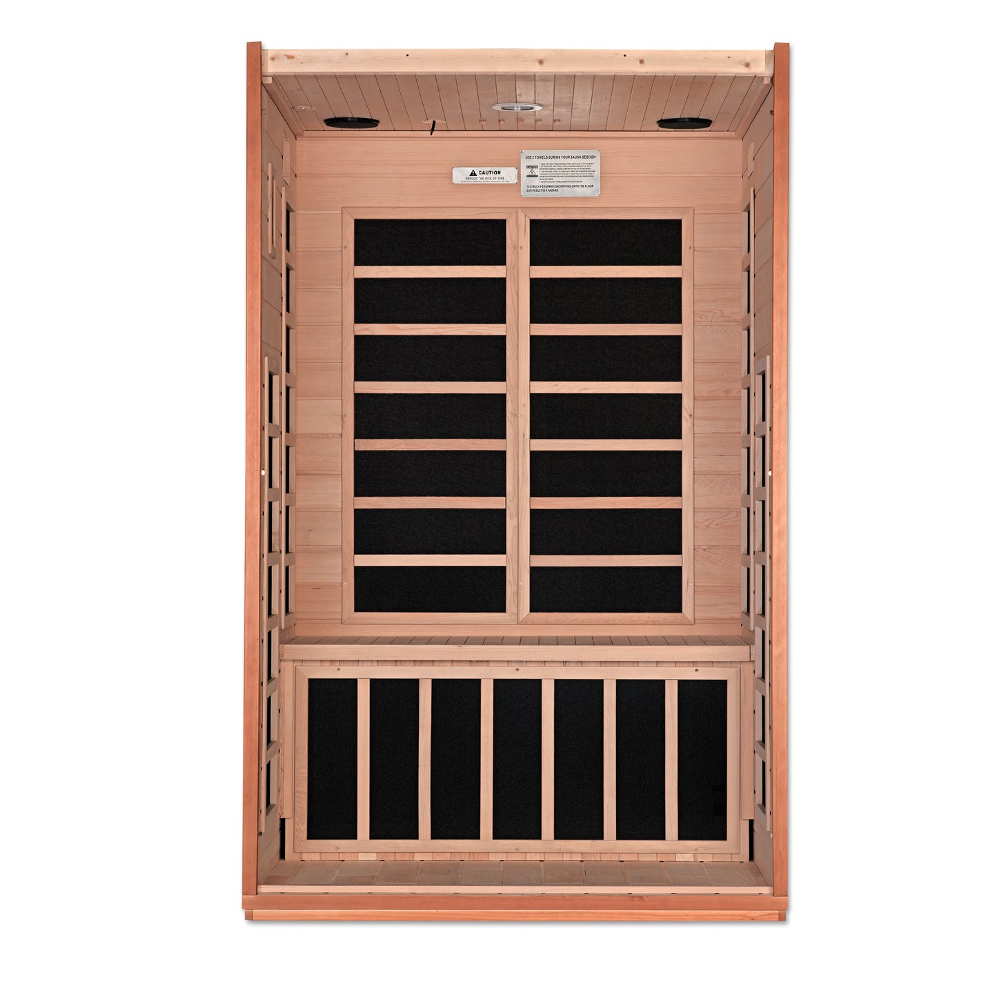 Dynamic "Cordoba" 2-Person Low EMF FAR Infrared Sauna (DYN-6203-01)