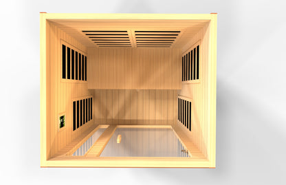 Dynamic "Cordoba" 2-Person Low EMF FAR Infrared Sauna (DYN-6203-01)