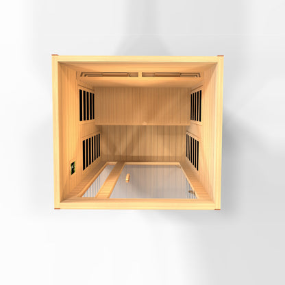 Dynamic "Cardoba" 2-Person Full Spectrum Near Zero EMF FAR Infrared Sauna (DYN-6203-02 FS)