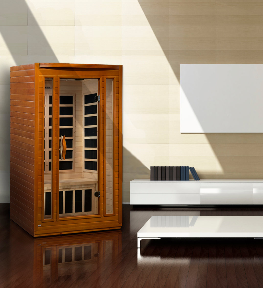 Dynamic "San Marino" 2-Person Low EMF FAR Infrared Sauna (DYN-6206-01)
