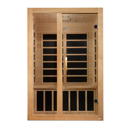 Dynamic "Santiago" 2-Person Low EMF FAR Infrared Sauna (DYN-6209-01)