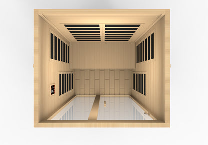 Dynamic "Santiago" 2-Person Low EMF FAR Infrared Sauna (DYN-6209-01)