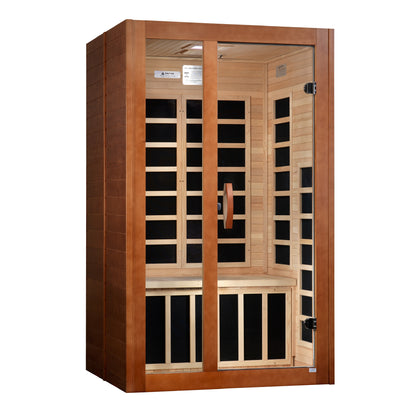 Dynamic "Santiago" Elite 2-Person Ultra Low EMF FAR Infrared Sauna (DYN-6209-02 Elite)