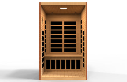 Dynamic "Santiago" Elite 2-Person Ultra Low EMF FAR Infrared Sauna (DYN-6209-02 Elite)