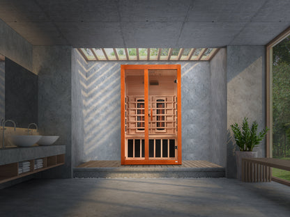 Dynamic "Santiago" 2-Person Full Spectrum Near Zero EMF FAR Infrared Sauna (DYN-6209-03 FS)