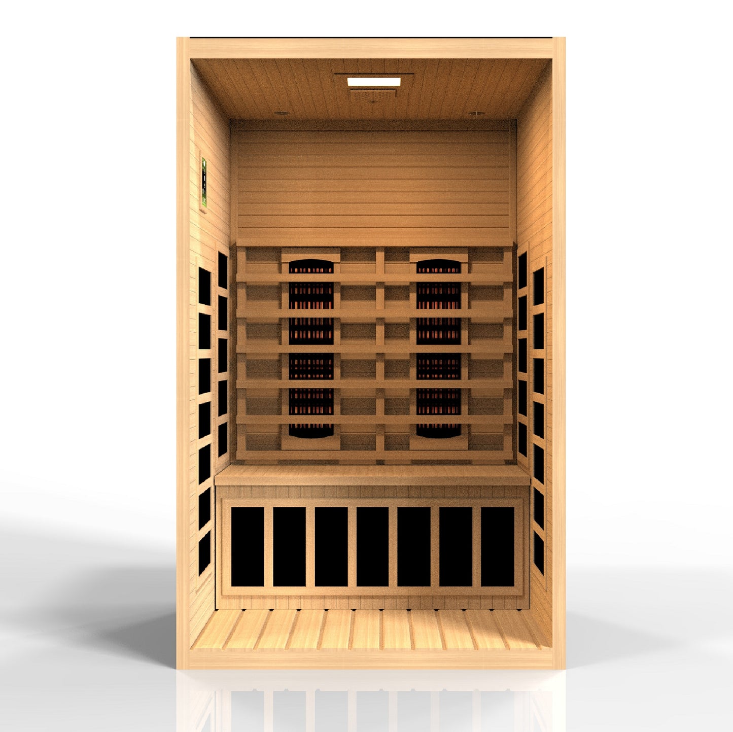 Dynamic "Santiago" 2-Person Full Spectrum Near Zero EMF FAR Infrared Sauna (DYN-6209-03 FS)