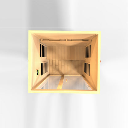 Dynamic "Santiago" 2-Person Full Spectrum Near Zero EMF FAR Infrared Sauna (DYN-6209-03 FS)