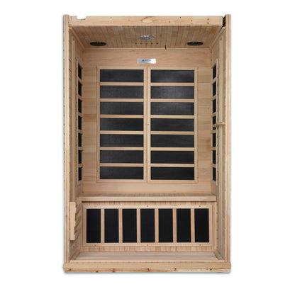 Dynamic "Venice" Elite 2-Person Ultra Low EMF FAR Infrared Sauna (DYN-6210-01 Elite)