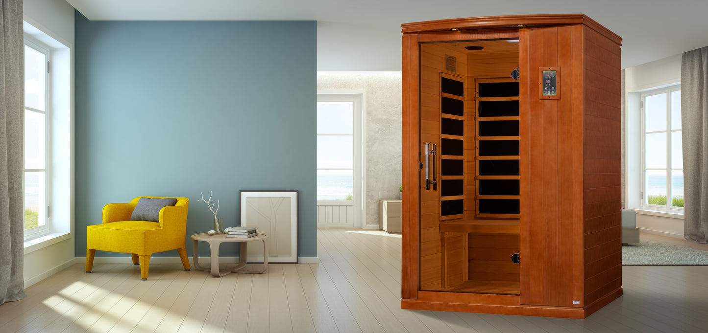Dynamic "Venice" Elite 2-Person Ultra Low EMF FAR Infrared Sauna (DYN-6210-04 Elite)