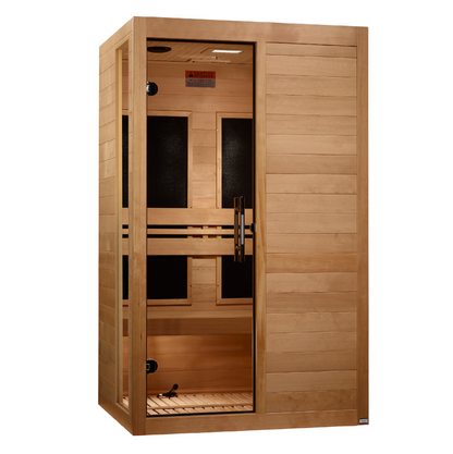 Dynamic "Lucca" Elite 2-Person Ultra Low EMF FAR Infrared Sauna (DYN-6215-05 Elite)