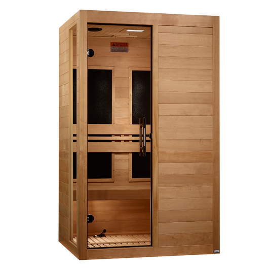 Dynamic "Lucca" Elite 2-Person Ultra Low EMF FAR Infrared Sauna (DYN-6215-05 Elite)