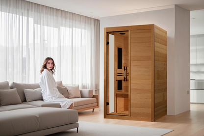 Dynamic "Lucca" Elite 2-Person Ultra Low EMF FAR Infrared Sauna (DYN-6215-05 Elite)