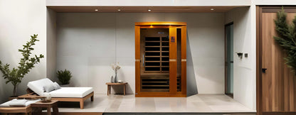 Dynamic "Vittoria" Elite 2-Person Ultra Low EMF (Between 3-5MG) FAR Infrared Sauna (DYN-6220-01 Elite)