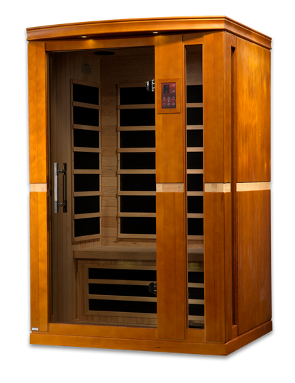 Dynamic "Vittoria" Elite 2-Person Ultra Low EMF (Between 3-5MG) FAR Infrared Sauna (DYN-6220-01 Elite)