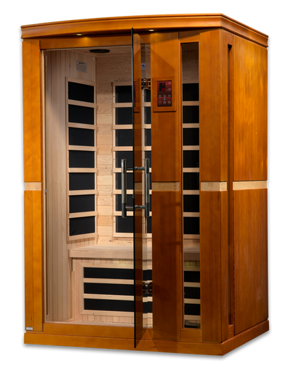 Dynamic "Vittoria" Elite 2-Person Ultra Low EMF (Between 3-5MG) FAR Infrared Sauna (DYN-6220-01 Elite)