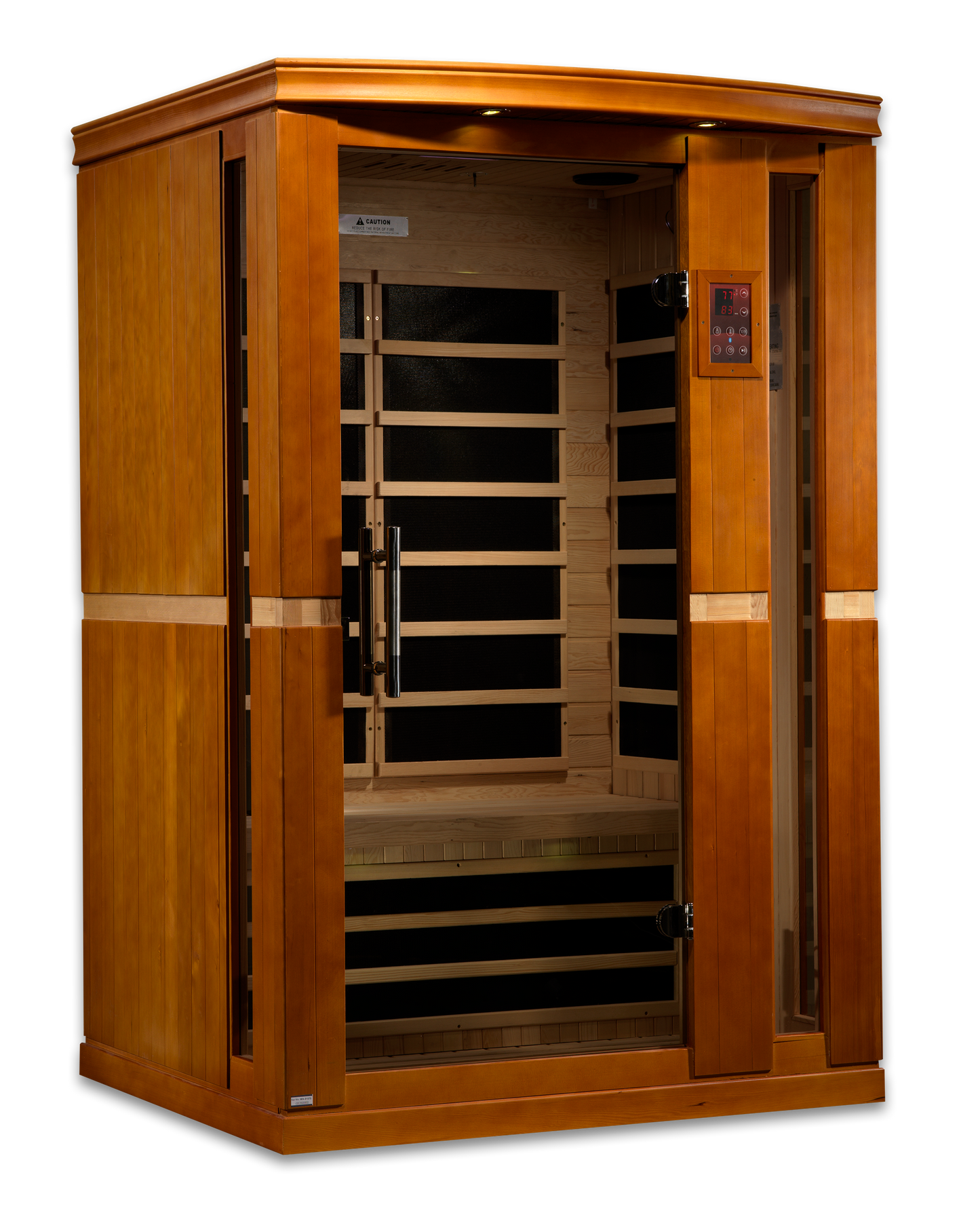 Dynamic "Vittoria" Elite 2-Person Ultra Low EMF (Between 3-5MG) FAR Infrared Sauna (DYN-6220-01 Elite)