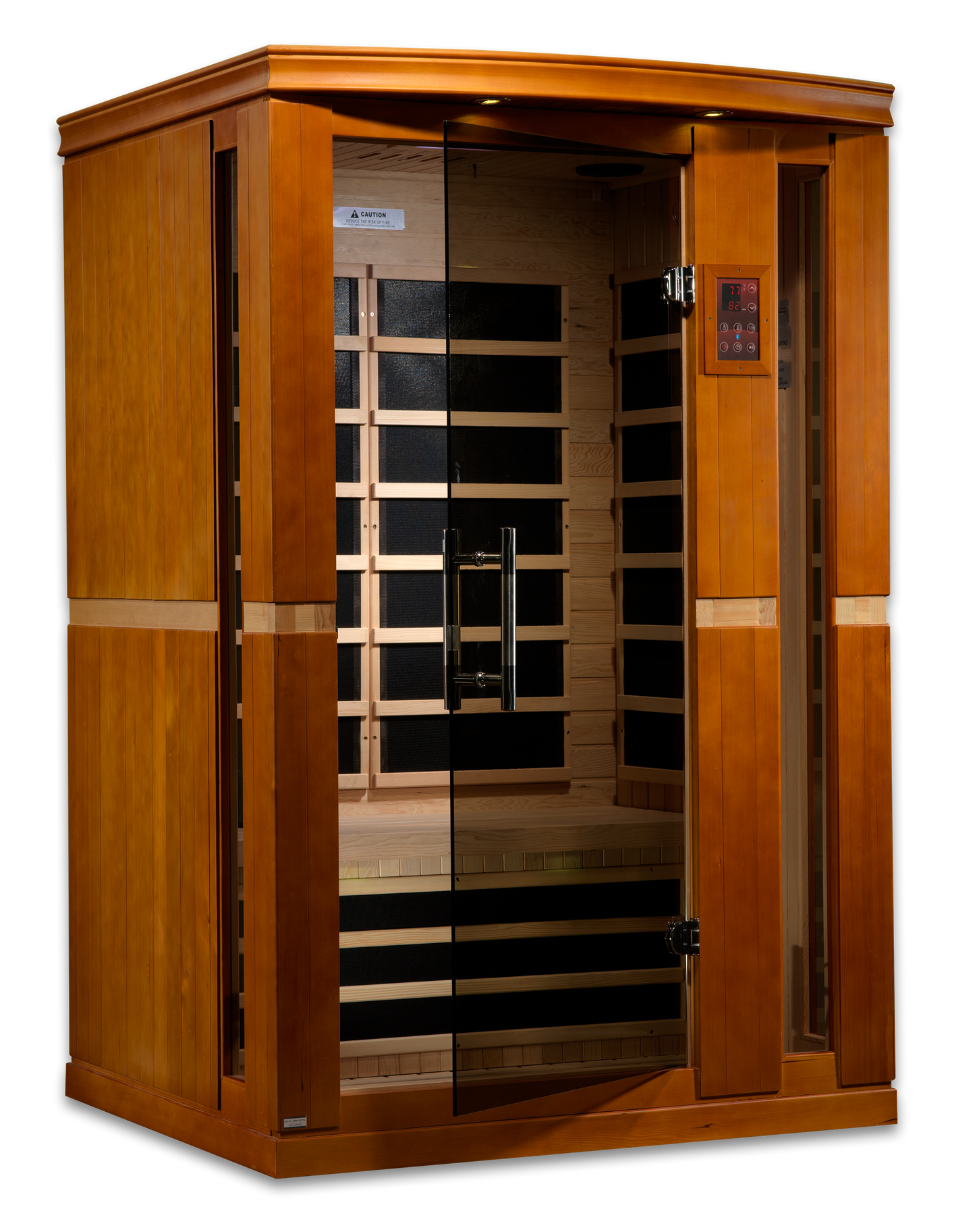 Dynamic "Vittoria" Elite 2-Person Ultra Low EMF (Between 3-5MG) FAR Infrared Sauna (DYN-6220-01 Elite)
