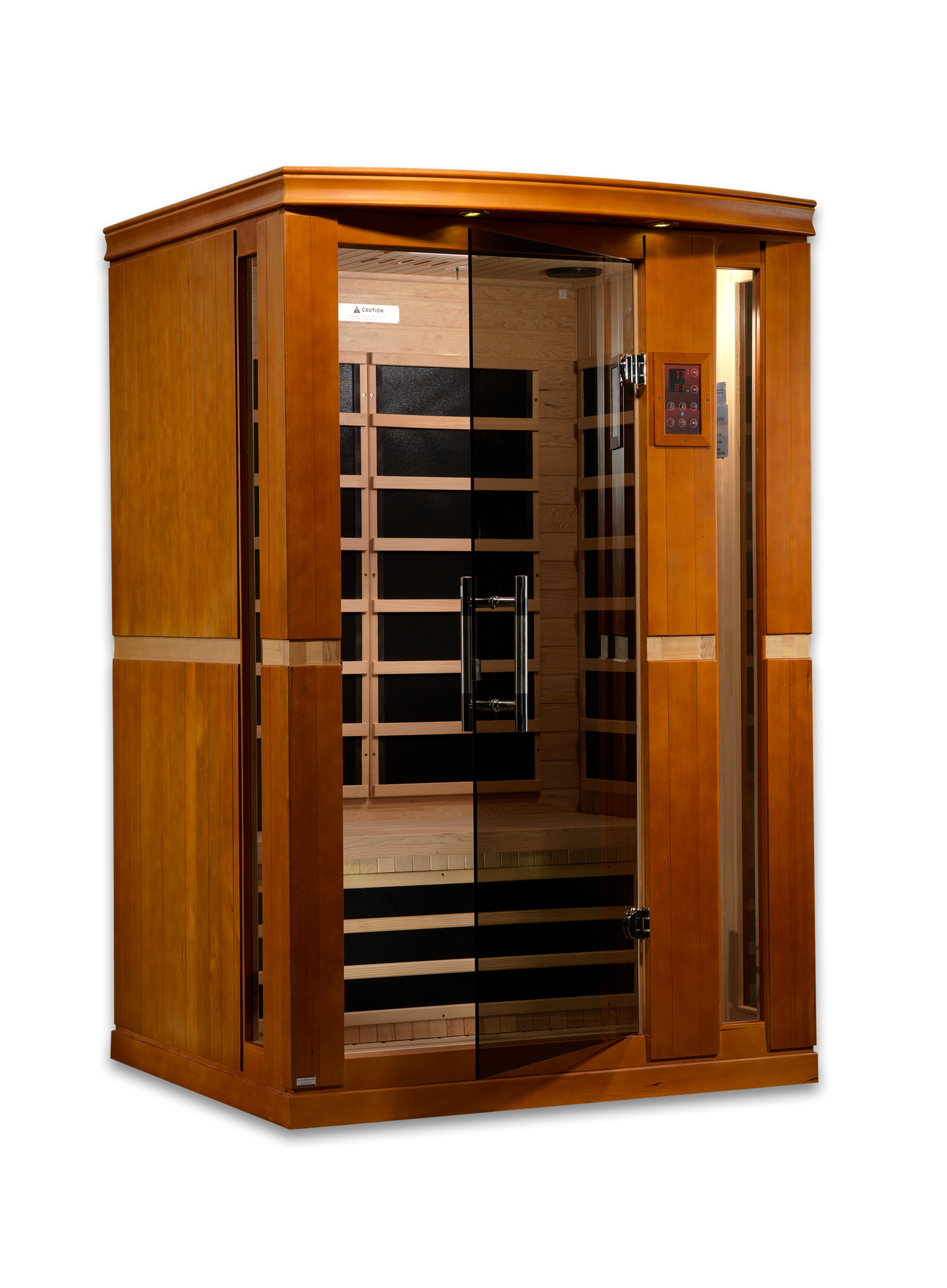 Dynamic "Vittoria" Elite 2-Person Ultra Low EMF (Between 3-5MG) FAR Infrared Sauna (DYN-6220-01 Elite)