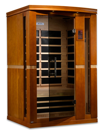 Dynamic "Vittoria" Elite 2-Person Ultra Low EMF (Between 3-5MG) FAR Infrared Sauna (DYN-6220-01 Elite)