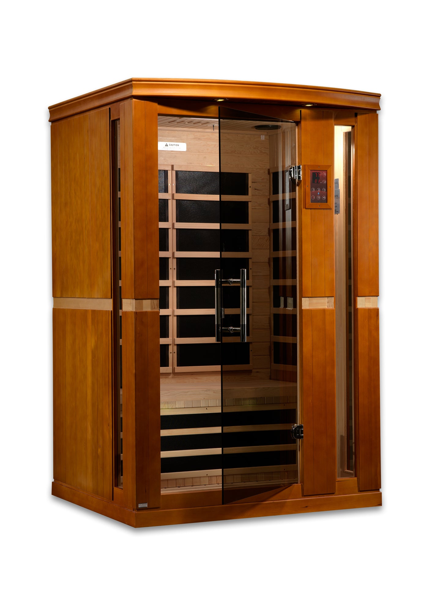 Dynamic "Vittoria" Elite 2-Person Ultra Low EMF (Between 3-5MG) FAR Infrared Sauna (DYN-6220-01 Elite)