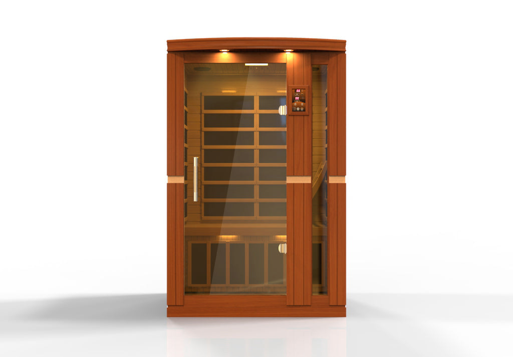 Dynamic "Vittoria" Elite 2-Person Ultra Low EMF (Between 3-5MG) FAR Infrared Sauna (DYN-6220-01 Elite)