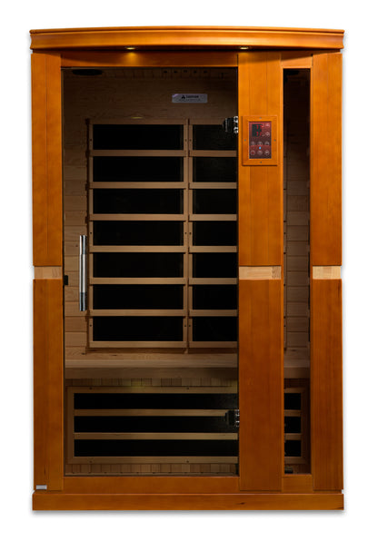 Dynamic "Vittoria" Elite 2-Person Ultra Low EMF (Between 3-5MG) FAR Infrared Sauna (DYN-6220-01 Elite)