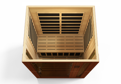 Dynamic "Vittoria" Elite 2-Person Ultra Low EMF (Between 3-5MG) FAR Infrared Sauna (DYN-6220-01 Elite)