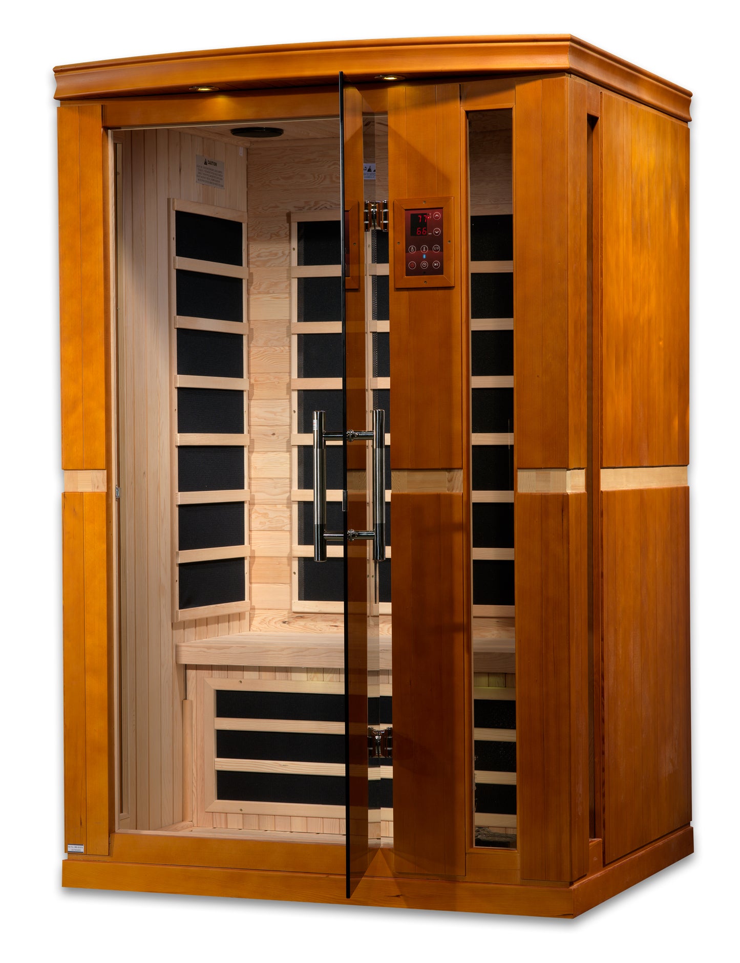 Dynamic "Vittoria" Elite 2-Person Ultra Low EMF (Between 3-5MG) FAR Infrared Sauna (DYN-6220-01 Elite)