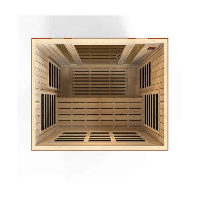 Dynamic "Bellagio" 3-Person Low EMF FAR Infrared Sauna (DYN-6306-02)