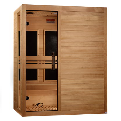 Dynamic "Toscana" Elite 3-Person Ultra Low EMF FAR Infrared Sauna (DYN-6315-05 Elite)