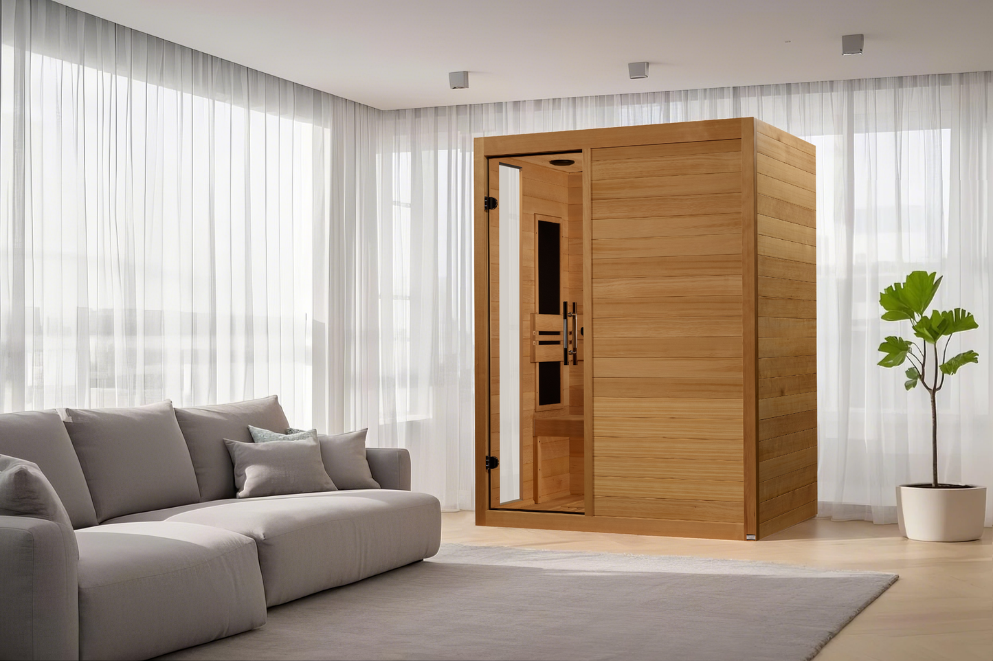 Dynamic "Toscana" Elite 3-Person Ultra Low EMF FAR Infrared Sauna (DYN-6315-05 Elite)