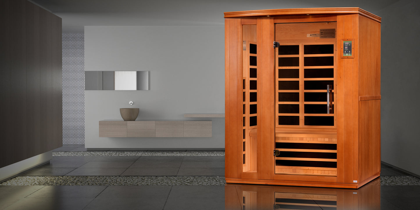 ynamic "Lugano" Elite 3-person Ultra Low EMF FAR Infrared Sauna (DYN-6336-02 Elite)