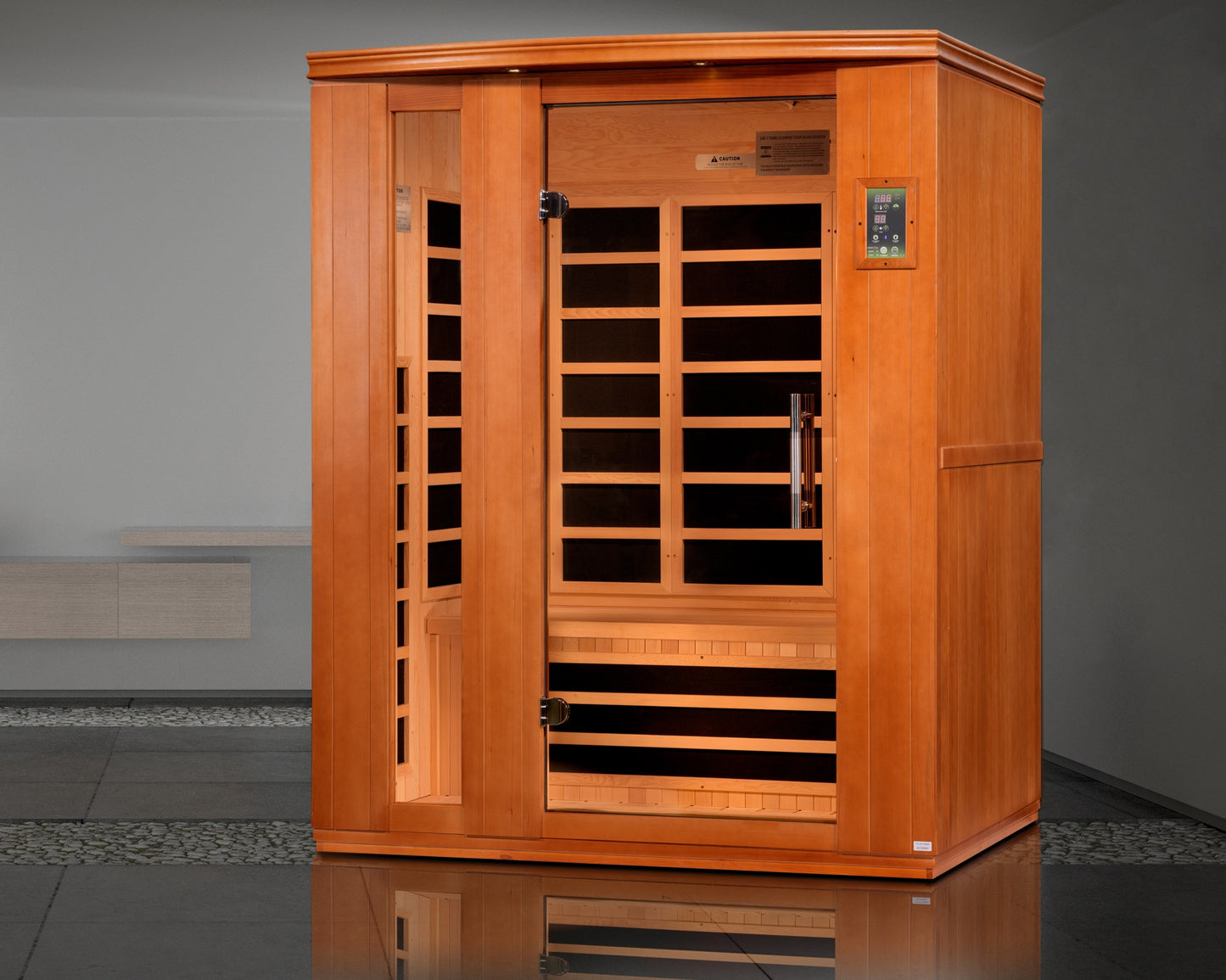 Dynamic "Lugano" 3-Person Low EMF FAR Infrared Sauna (DYN-6336-02)