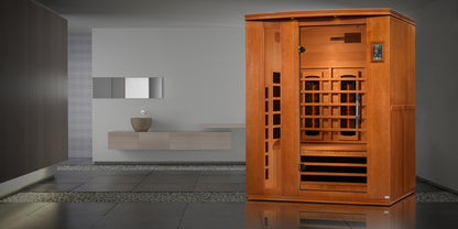 Dynamic "Lugano" 3-Person Full Spectrum Near Zero EMF FAR Infrared Sauna (DYN-6336-03 FS)
