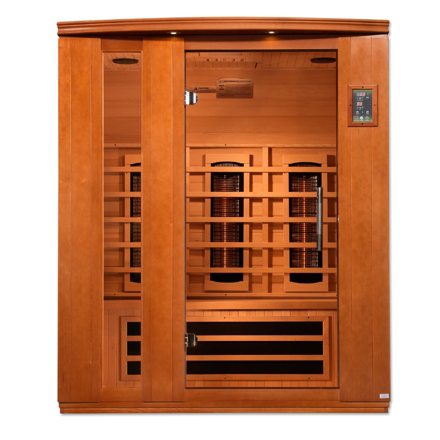 Dynamic "Lugano" 3-Person Full Spectrum Near Zero EMF FAR Infrared Sauna (DYN-6336-03 FS)